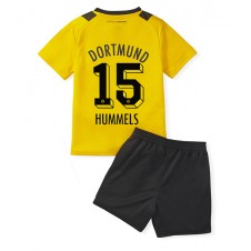 Borussia Dortmund Mats Hummels #15 Hjemmedraktsett Barn 2022-23 Kortermet (+ korte bukser)